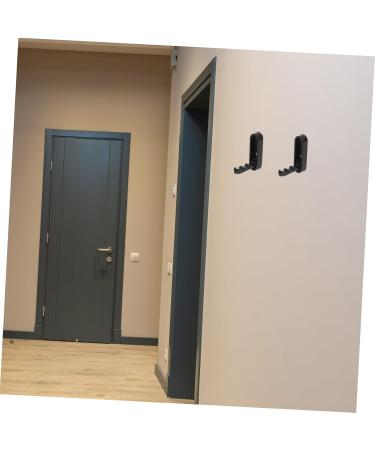 Alipis 2pcs Hidden Handle Hook Folding Clothes Rack Collapsible Wall Hook Folding Wall Hanger Jacket Towel - Buy Online on GoSupps.com