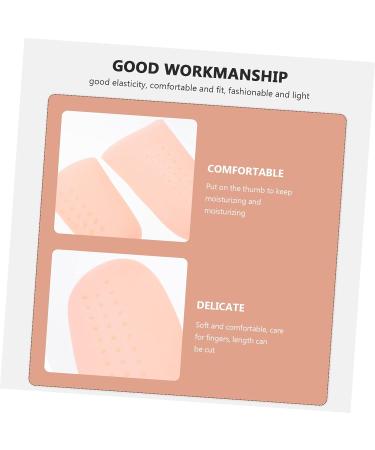 Healifty 8 Pairs Silicone Toe Tubes Protector - Foot Protectors for Feet, Toe Orthotic Separator for Toe Valgus Relief - 6x3cm - Buy Online on GoSupps.com