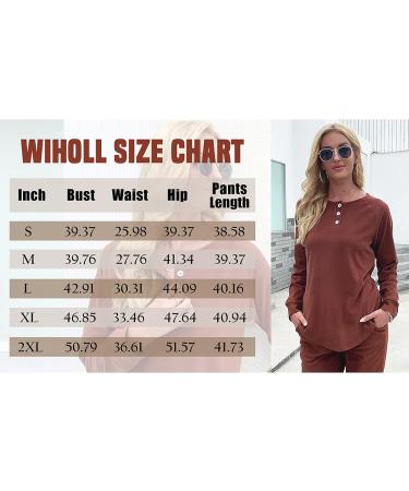WIHOLL Women's Black Button Down Lounge Set with Sweatshirt and Sweatpants - Medium - Buy Online on GoSupps.com