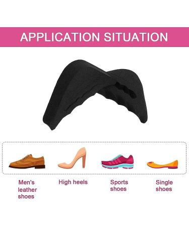 Toe Filler Inserts | Reusable Sponge Shoe Filler for Men & Women - Adjustable Toe Plug for Oversized Shoes Flats Sneakers & Heels (Black - Buy Online on GoSupps.com