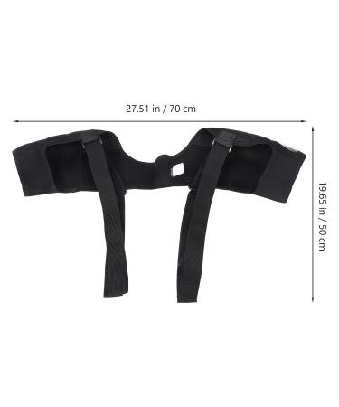 Happyyami Double Shoulder Brace - Elastic Shoulder Bandage & Strap for Hiking Sports & AC Joint Pain Relief - Buy Online on GoSupps.com