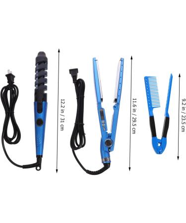 OSOLADY 1 Set Curling Iron Set Hair Curler Hair Rollers Curling Wand Comb Women Hair Straightener Rubber - Buy Online on GoSupps.com