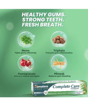 Himalaya Herbals Complete Care Toothpaste 80g - Natural Dental Protection & Fresh Breath | Worldwide Shipping available - Buy Online on GoSupps.com
