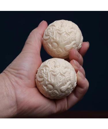 Unbit Ballstretcher & Magnetic Stress Balls - 2PCS Baoding Balls for Stress Relief & Relaxation Therapy | Yin Yang Chinese Health Exercise - Buy Online on GoSupps.com
