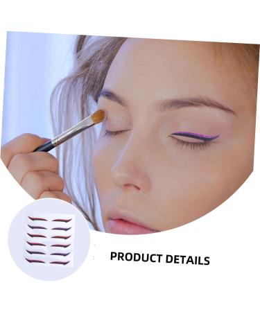 Mikinona 12 Pairs Glitter Eyeliner Self- Adhesive Eye Line Strip Eyeshadow Invisible Tape Double Sticker - Buy Online on GoSupps.com