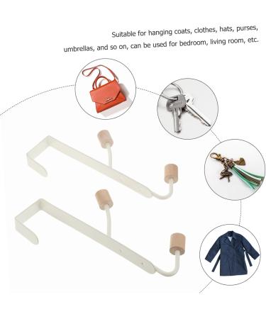 PRETYZOOM 2pcs Coat Hook Behind Door Coat Hangers Bunk Bed Accessories Door Back Hooks Wardrobe Wall Hanging - Buy Online on GoSupps.com