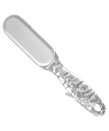 Pumice Stone Foot File | 2 in 1 Foot Rasp for Cracked Heel - Multi-Purpose Pedicure Tools Foot Scrubber for Dead Skin - Reduces Calluses Corns Transparent