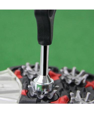 Buy Mokernali Golf Shoe Spikes Wrench | Durable Golf Driver Tool | 9x7.5cm Plastic & Stainless Steel - Perfect Golf Shoe Spike Key - Buy Online on GoSupps.com