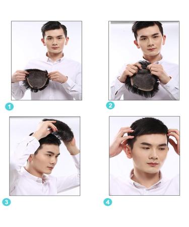 Men's Ultra Thin Skin Wig - Varied Hairstyles & Toupees for Parties | Premium Quality Hairpieces - Buy Online on GoSupps.com