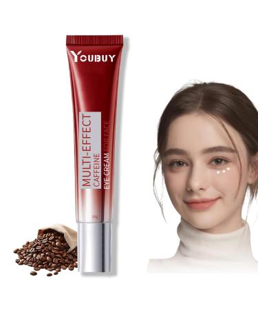 Caffeine Eye Cream for Dark Circles and Puffiness - Caffeine Under Eye Cream Anti Aging - Under Eye Serum for Puffiness Bags Wrinkles Fine Lines - Dark Circle Eye Cream Visible Firming Tightening