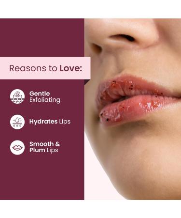 Rose & Beetroot Lip Lightening Scrub - Natural Remedy for Dark Lips & Pigmentation | 12gm - Buy Online on GoSupps.com