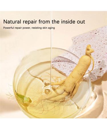 Premium Ginseng Extract Liquid - Anti-Aging Serum & Moisture Cream - Korean Red Ginseng Essence | Fight Collagen Loss & Reduce Folds (2PC) - Buy Online on GoSupps.com