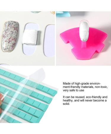 ANKROU Nail Art Plasticine Nail Putty for Nail Stand Reusable Nail Art Clay Nail Glue Clay DIY Professional Fake Nail Tips Sticky Manicure Tool Nail Art Plastic - Buy Online on GoSupps.com