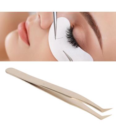 Stainless Steel Eyelash Extension Tweezers - Straight & Curved Tips for Precision Applications | Premium Litter Sink & Accessories - Buy Online on GoSupps.com