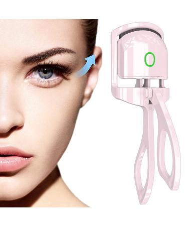 Heated-Eyelash-Curler Quick-Natural-Curling-Heated-Lash-Curler Long-Lasting-Electric-USB-Rechargeable-Curled-Eyelashes Last-All-Day Upgrade-Model