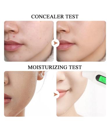 Mushroom Head Foundation & Air Cushion CC Cream - Long Lasting Moisturizing Concealer & Makeup Base with Sponge (Natural) - Shop Worldwide - Buy Online on GoSupps.com