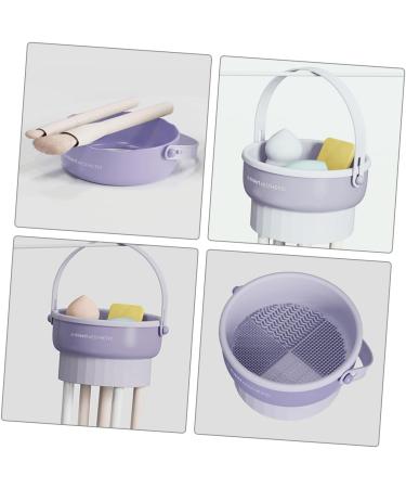 Brush Cleaning Tool Makeup Brush Cleaner Pad Brush Cleaning Bowl Durable Makeup Brush Cleaner Purple Makeup Makeup Sponge Cleaners Make Brush Cleaners Brush Cleaner Mat Pp - Buy Online on GoSupps.com