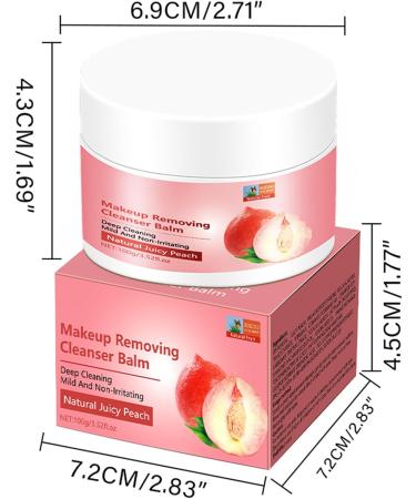 Makeup Remover & Cleansing Balm Makeup Removing Cleanser Balm Makeup Remover Balm Facial Cleanser Balm Cleansing Balm Makeup Remover Peach Makeup Remover Balm Natural Juicy Peach Makeup Remover Balm - Buy Online on GoSupps.com