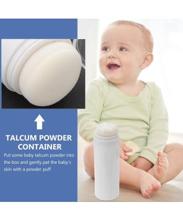 2pcs Empty Loose Powder Dispenser Bottles for Baby Talcum & Glitter - Portable Mini Cosmetic Jar Holder for Home & Travel - Buy Online on GoSupps.com