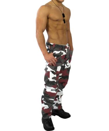 Buy US Ranger Pants - BDU Style Red Camo Leisure Pants for Ultimate Comfort | International Shipping Available - Buy Online on GoSupps.com