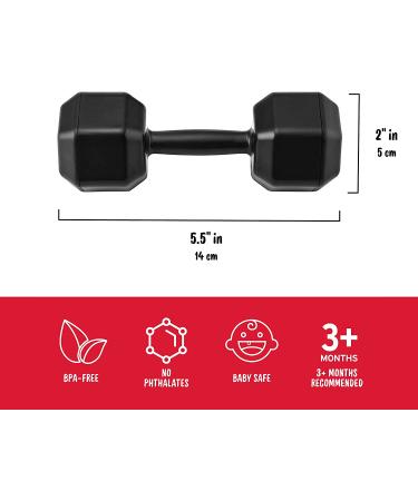 Genuine Fred Buff Baby Dumbbell Rattle - Fun and Functional Baby Toy - Buy Online on GoSupps.com