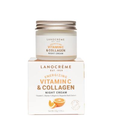 Lanocreme Energizing Vitamin C & Collagen Night Cream