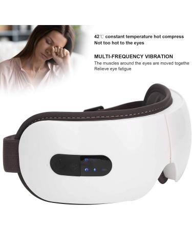 Eye Massager - Electric Eye Massage Device with Hot Air Pressure & Vibration | Soothe Dark Circles & Relieve Fatigue - Buy Online on GoSupps.com