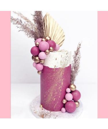 Astaron 20pcs Hot Pink Mini Balloon Cake Toppers | Wedding Baby and Birthday Party Decorations - Buy Online on GoSupps.com