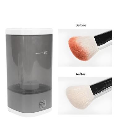 Sonew Electric Makeup Brush Cleaner - Transparent Deep Cleaning Large Capacity & Dual Modes for All Brush Sizes (Black - Buy Online on GoSupps.com