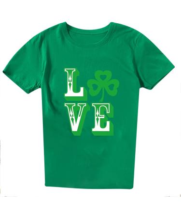 Womens St. Patrick's Day Lucky Green Graphic Tee - Shamrock Heart Design | XX-Large - Buy Online on GoSupps.com