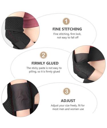 SOIMISS Elbow Pads & Sleeves - Anti-Slip Tennis Elbow Braces for Pain Relief & Fitness Support | International Shipping - Buy Online on GoSupps.com