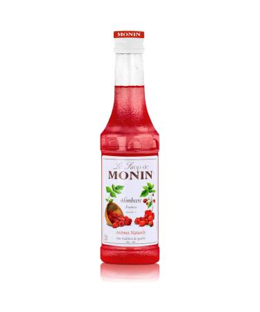 MONIN Raspberry Syrup for Cocktail Lemonade and Soda - Natural Flavors - 25cl