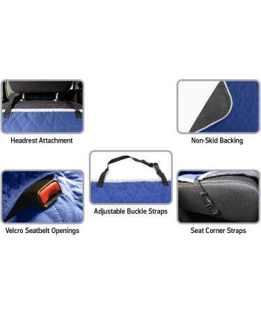 NFL Green Bay Packers Car Seat Cover | Waterproof Non-Slip Pet Seat Protector 55 x 50 Inches - Buy Online on GoSupps.com