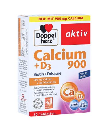 Doppelherz Calcium 900+d3 Tablets 30pcs PZN:16576498
