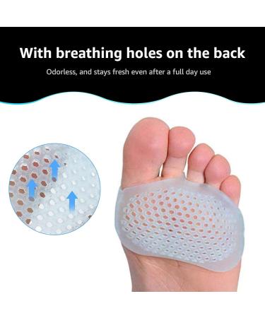 Jycch Couples Gel Toe Separator Rail - Breathable Forefoot Sleeve & Midfoot Cushion for Hallux Valgus Pain Relief - Buy Online on GoSupps.com