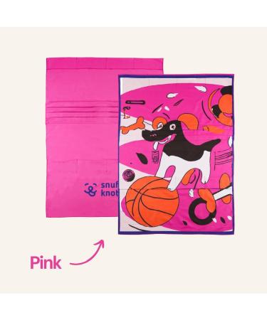 SnuffleKnot Original - Interactive Snuffle Toy for Dogs | Enrichment Puzzle Mat for Dog Games | Boredom Relief & Birthday Gift (Pink) - Buy Online on GoSupps.com