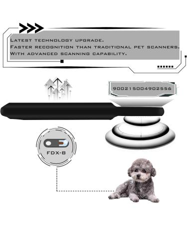 Buy Smoostart Pet Microchip Scanner - ISO11784/FDX-B Chip Reader for Dogs & Cats | Save 128 Data - W90A Black - Buy Online on GoSupps.com