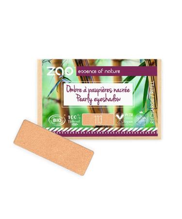 ZAO essence of nature ZAO essence of nature - Pearlescent Rectangular Eyeshadow Refill 113 Copper Gold - 1.3g