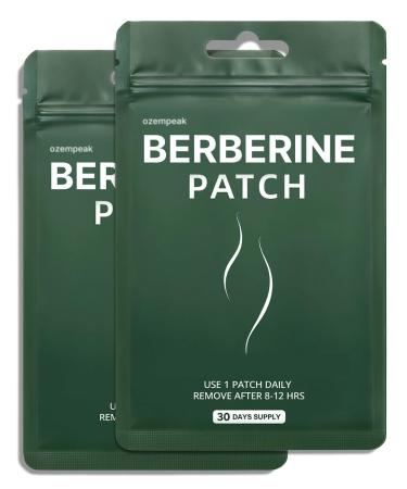 Ozempeak-Patch Berberine Patches 2-Month | Easy Daily Wear | Naturally Inspired Ingredients | Comfortable & Discreet Skin-Friendly Discs for Women Men All Skin Types 60 Count