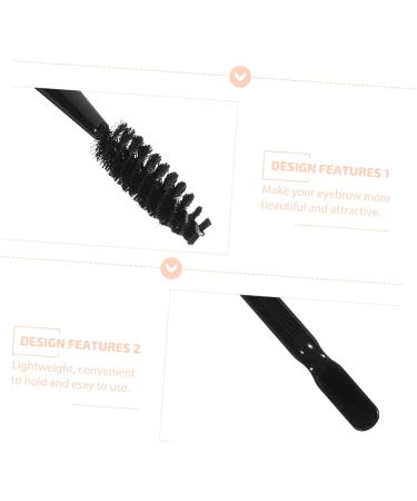 DOITOOL 1PC Eye shadow brush Eyebrow Brush for Women mascara Professional Eyebrow Brush Bamboo Eyelash brush Eyelash Brush Wooden eyelash brush eyebrow brush major M Black - Buy Online on GoSupps.com