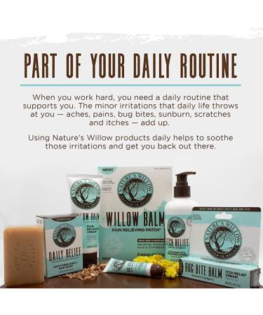 Willow Balm Natural Pain Relief Cream for Arthritis & Joint Pain - 3.5 fl oz - Buy Online on GoSupps.com