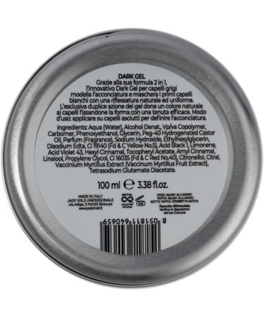 JADY LUXURY - 100 ml Black gel for gray or white hair with light hold without grease - A quick touch-up of white hair - Buy Online on GoSupps.com