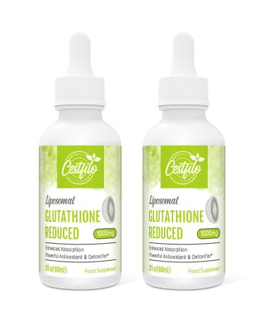 Cestfilo Liposomal Glutathion Liquid 1000 mg highest absorption active form L-glutathione (GSH) Liquid strong antioxidants for the immune system