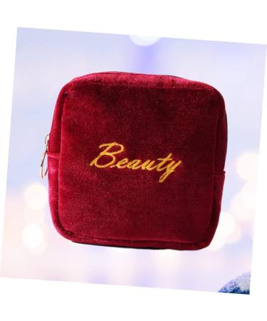 Lurrose Mini Transparent Makeup Bag | Plush Cosmetics Organizer | Clear Travel Case 13x13x4cm - Buy Online on GoSupps.com
