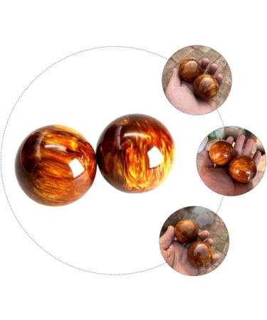 Beatifufu Massage Tools - 2PC Health Balls & Hand Roller for Sports Meditation and Finger Exercise | Chinese Baoding Iron Balls for Fitness & Relaxation - Buy Online on GoSupps.com