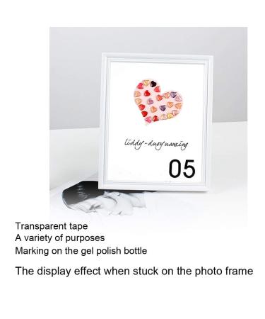 Heart Shaped Nail Polish Color Chart - Practical Gel Polish Chart for Home Manicure & Stores - International Shipping Available - Buy Online on GoSupps.com