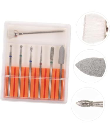 Healeved 1set Grinding Head Set Cleaning Tools Nail Polish Remover Power Tool Rotary Tool Bits Nail Art Tools Nail Grinding Bits Nail Building Gel Nail Gel File Tungsten Steel Manicure - Buy Online on GoSupps.com