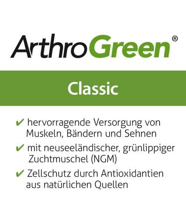 ArthroGreen 165g Natural Arthritis Treatment based on Green Lipped Mussels - Buy Online on GoSupps.com