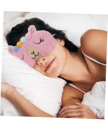 2 pi ces Masque de Sommeil Masque Opaque Doux pour Yeux pour Voyage Blanc Rose - Buy Online on GoSupps.com