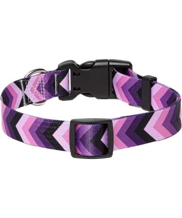 Mihqy Adjustable Dog Collar - Soft & Comfortable Bohemian Floral Design for Small to Large Dogs | Purple Pfei L (Neck 38-63 cm) - Buy Online on GoSupps.com